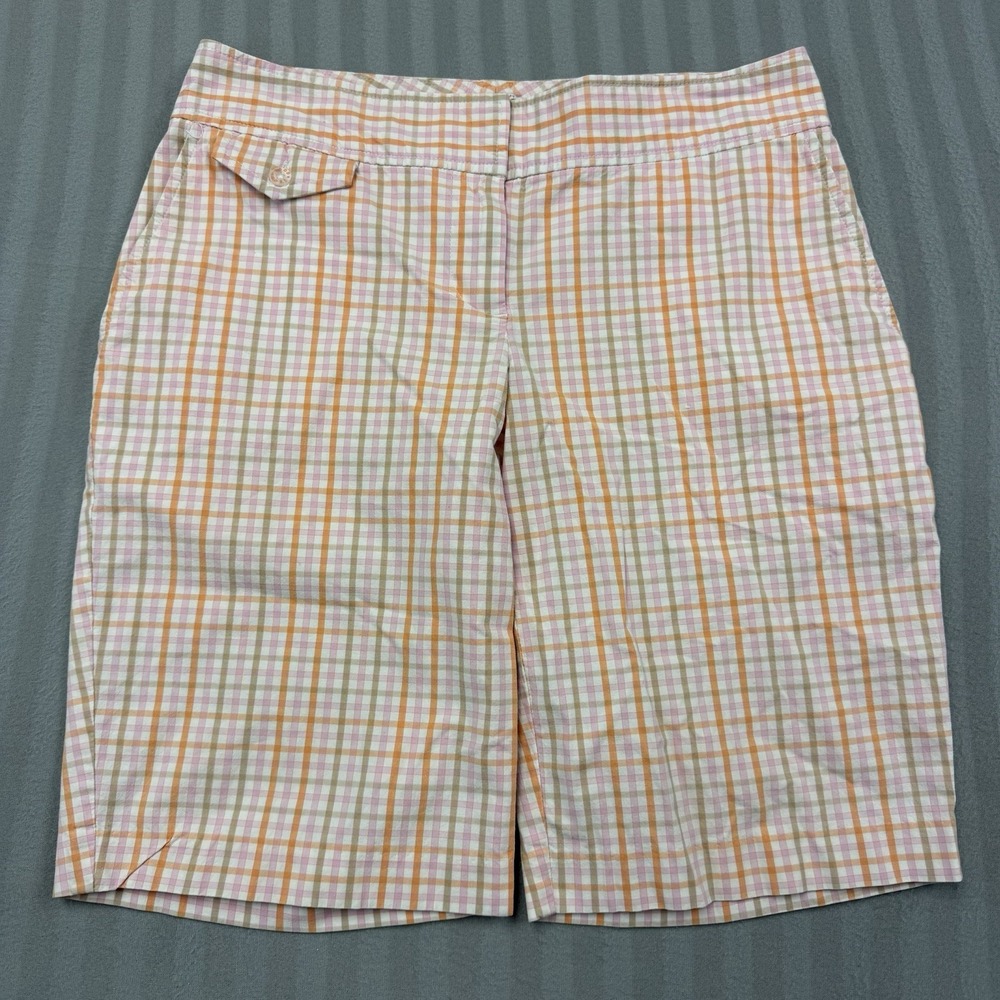 IZOD‎ XFG Golf Size 4 Cotton Stretch Bermudas Multicolor Pockets Shorts